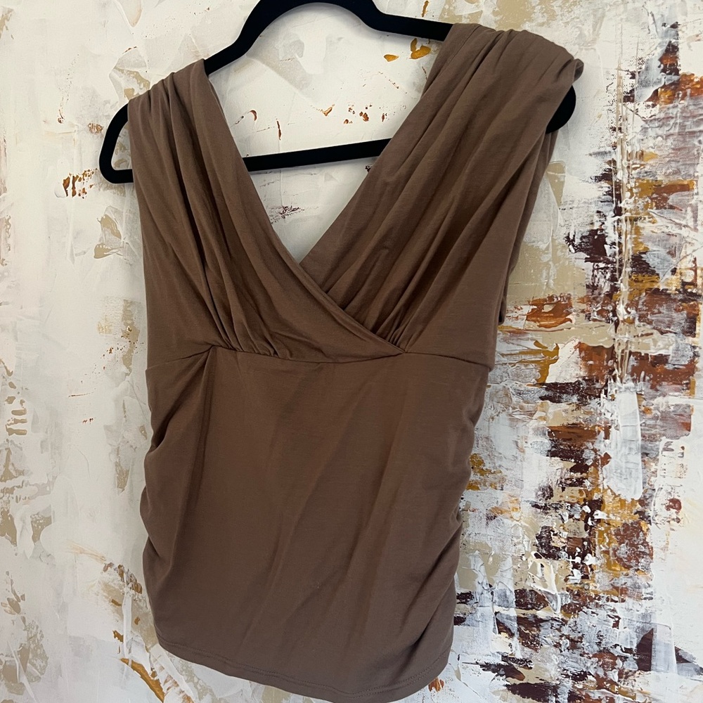 Reformation Ruched tank top